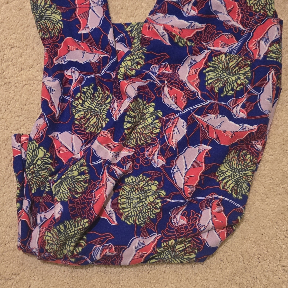 LulaRoe Floral Patterned Leggings